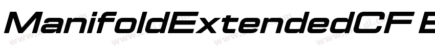 ManifoldExtendedCF E字体转换